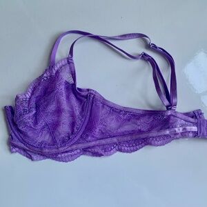 36C lace full coverage underwire  bra in lavender
